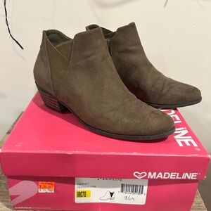 Madeline tan booties